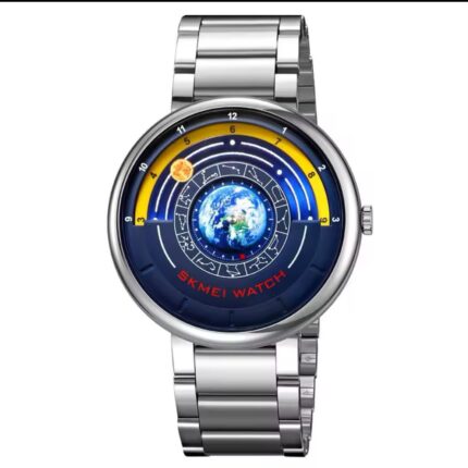 SKMEI Silver Celestial Quartz Watch