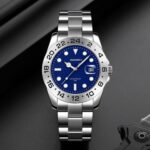 SKMEI Silver Blue Quartz Watch