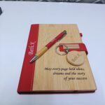 Personalized Bamboo Notebook Set