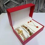 Women's Gold Watch Set