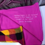 Personalized Pink Maasai Fleece Blanket
