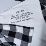 Custom embroidered Maasai fleece blanket