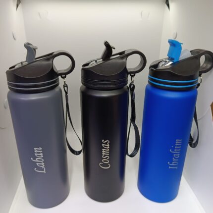 Personalized Straw Water Bottle