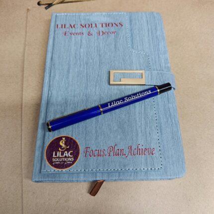 Branded Executive A5 Notebook Pen Set