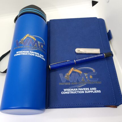 Branded Executive Gift Set with Flask