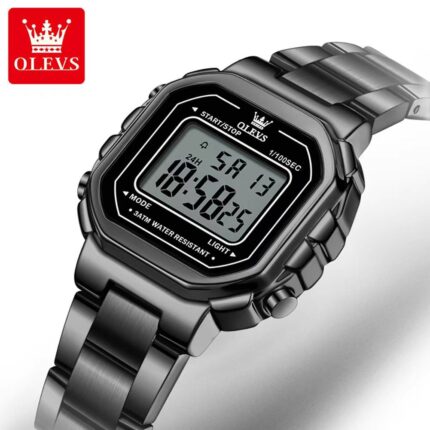 OLEVS black digital watch