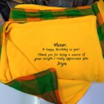 Maasai Shuka Fleece Blanket