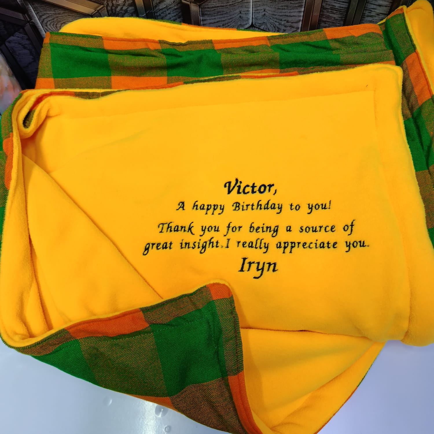 WhatsApp Image 2026-09-03 at 17.18.59 Maasai Shuka Fleece Blanket
