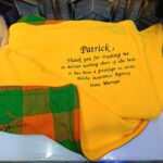 Yellow Custom Maasai Fleece Blanket