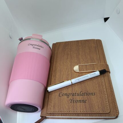 executive leather notebook gift set