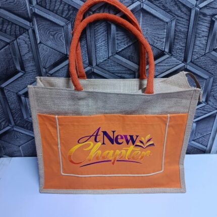 Custom Printed Jute Tote Bag