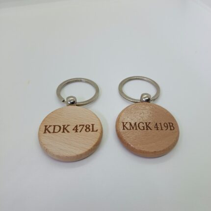 Custom Wooden Keychain