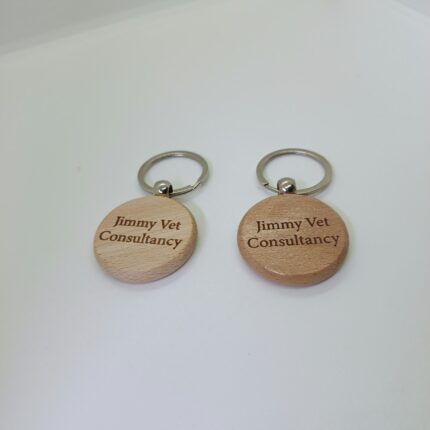 Custom Wooden Keyring