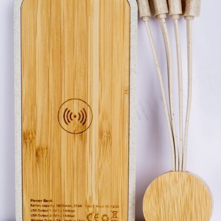 Personalized Bamboo Power Bank