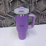 Personalized Purple Tumbler Mug