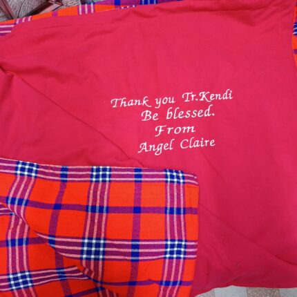 Personalized Teacher Maasai Fleece Blanket
