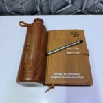 brown 2027 diary gift set