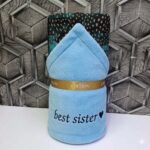 custom ankara fleece blanket for sister