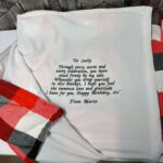 personalized maasai throw blanket