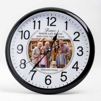 personalized wall clock