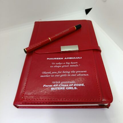 teacher red diary gift